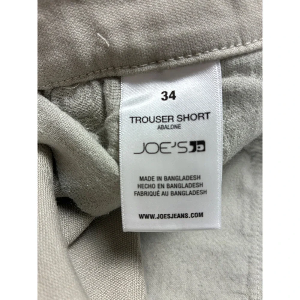 Joe's Jeans Trouser Short Abalone Green Minimalist Preppy 34